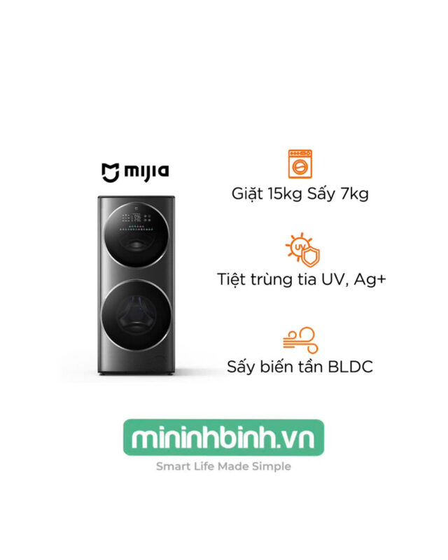 Máy Giặt Sấy Mijia 2 Tầng Giặt 15Kg Sấy 7Kg
