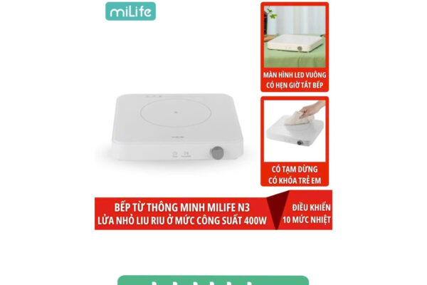 Bếp từ đơn miLife N3 vuông 10 mức nhiệt