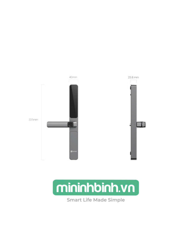Khóa Thông Minh Ezviz DL06 Pro – Lắp Cho Cửa Nhôm