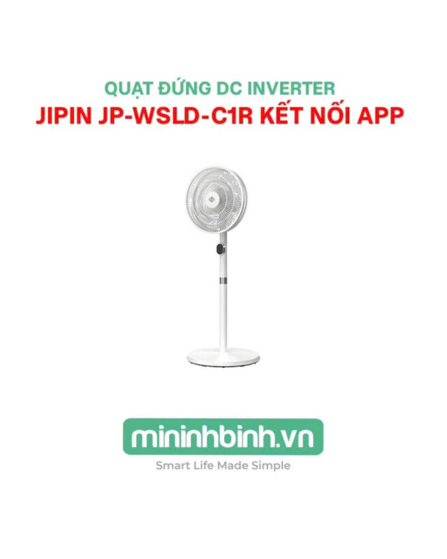 Quạt Đứng DC Inverter Jipin JP-WSLD-C1R 15 Cánh, Kết Nối App