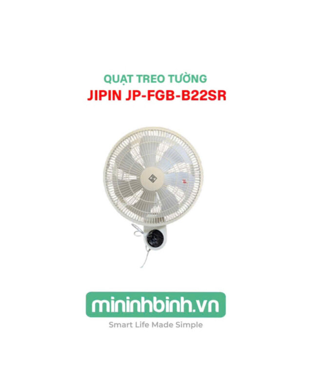 Quạt Treo Tường Jipin JP-FGB-B22SR 35cm Kết Nối App, 7 Cánh